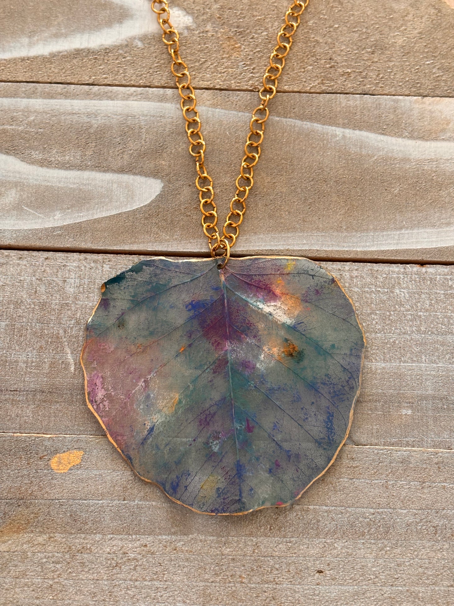 Leaf necklace 1